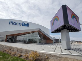 The National Lacrosse League will host a regular-season game between the Toronto Rock and New York Riptide at Place Bell on Feb. 16, the Montreal Canadiens announced Thursday. Place Bell is seen Monday May 11, 2020 in Laval, Que.