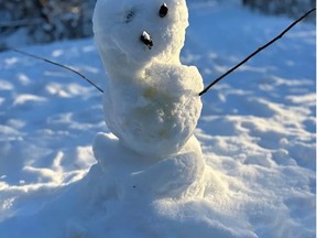 With the high around zero on Christmas Eve and no snow in the forecast, no one will be making any snowmen during the holiday.