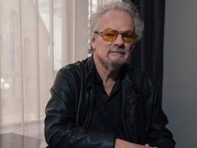 Myles Goodwyn of April Wine poses for a portrait while promoting his new memoir, Just Between You and Me, in Toronto in 2016.