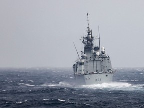 A 2022 file photo of HMCS Vancouver.