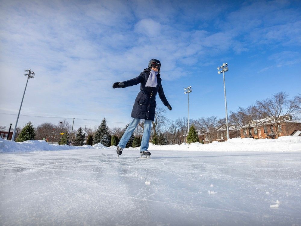 A silver lining to the sudden cold Montreal's outdoor rinks are open for skating Montreal Gazette