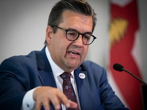 Ensemble Montréal leader and mayoralty candidate Denis Coderre is seen in October 2021 photo.