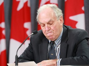 Former federal NDP leader Ed Broadbent is seen in 2015 file photo.