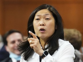 Mary Ng speaks during question period in the House of Commons on Parliament Hill in Ottawa, Thursday, May 19, 2022.