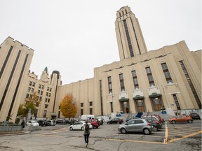 An exterior view of a university building.