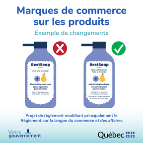 Quebec sign aid