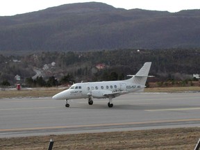 A file photo of a Jetstream 31 plane, similar to the one that crashed in the Northwest Territories.