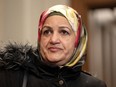 Liberal MP Salma Zahid speaks with reporters on Friday, Jan. 26, 2024.