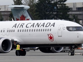 An Air Canada jet.