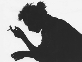 Photo shows shadow of anonymous person to illustrate a story about mental illness.