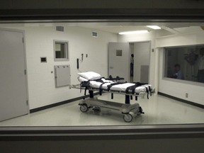Alabama's lethal injection chamber at Holman Correctional Facility in Atmore, Ala.