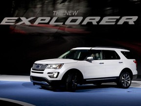 The 2016 Ford Explorer.