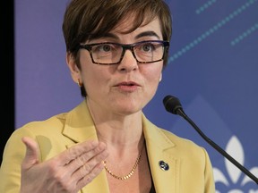 Quebec Immigration Minister Christine Frechette.