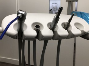 Dental instruments are shown in Oakville, Ont., Wednesday, April 5, 2023.