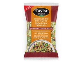 Taylor Farms Mexican Style Street Corn Chopped Salad Kit sold at the retail giant between Jan. 12, and Feb. 6 should not be consumed, notice on the company website says.
