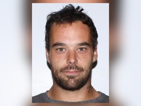 Christopher Lazure is a suspect in at a restaurant in Chomedey on Sept. 12, 2023.