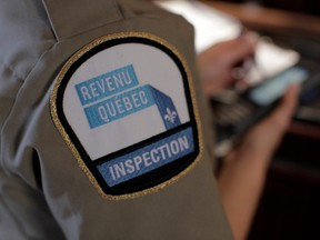 A Revenue Quebec inspector's patch.