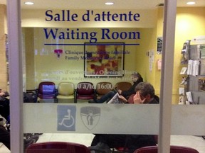 A waiting room at the Queen Elizabeth Health Complex.