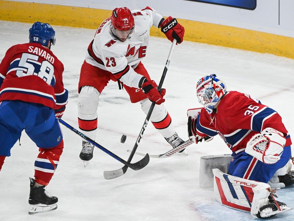 Hidden Game: Canadiens Compete, But Can't Score Against Hurricanes ...