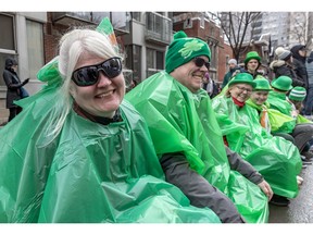 Julie and David Benoit's theory is to prepare for the worst and you will get the best, weather- wise, for the 199th St. Patrick's Day parade in Montreal on Sunday, March 17, 2024.