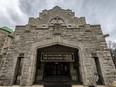 The doorway of Sacred Heart School of Montreal