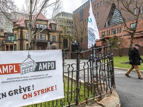 McGill's law professors are on strike.