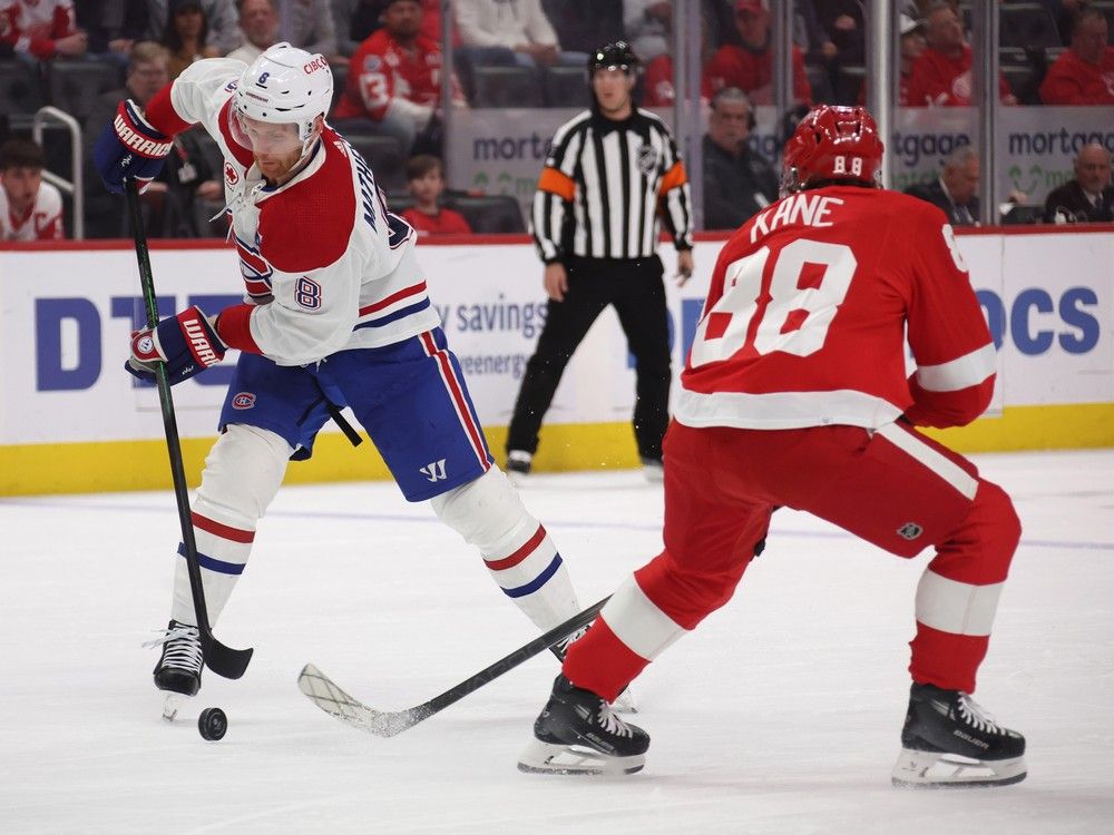 About Last Night: Habs lose 5-4 to Red Wings in Hutson's debut