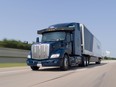 In this undated handout image released by Aurora Technologies Inc., Aurora tests its autonomous trucks.