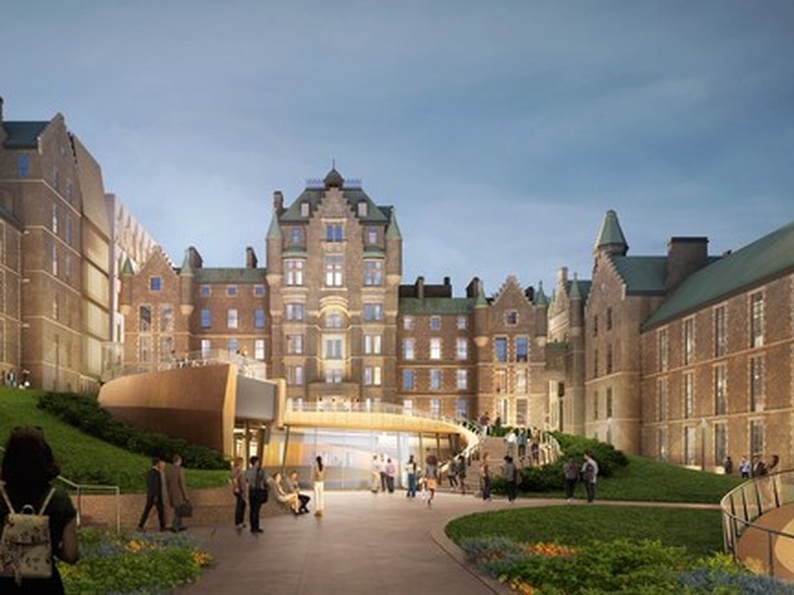  Rendering shows the “New Vic” Project, an expansion of McGill University. Source: McGill University.