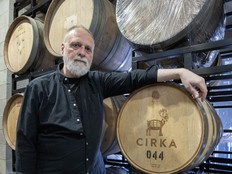 Paul Cirka is seen at his distillery Friday, April 26, 2024  in Montreal.