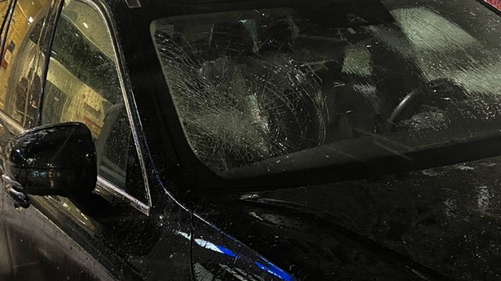 'It looked like a meteor': Concrete chunk crashes into windshield on Highway 40