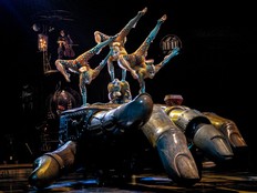 A scene from Cirque du Soleil's new show, Kurios, under the big tent in Old Montreal on Wednesday, May 29, 2024.