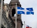 The PQ wants to encourage anyone to fly the Quebec flag.