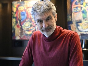 Professor of computer science Yoshua Bengio poses during an interview in Quebec City on May 1, 2024.