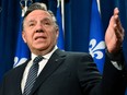 Premier François Legault touted his government's record on health care in a weekend video.