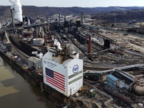The United States Steel Mon Valley Works Clairton Plant in Clairton, Pa., is shown on Feb. 26, 2024.