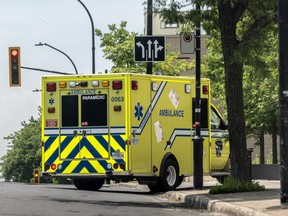 An ambulance in Montreal.