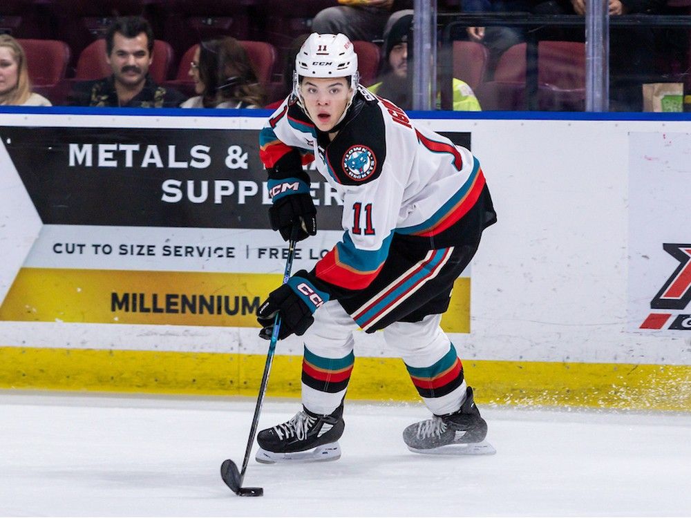 Tij Iginla of the Kelowna Rockets.