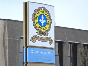 Quebec Provincial Police headquarters in Quebec City is shown on Thursday, Feb. 29, 2024.