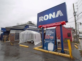 Home improvement retailer Rona Inc. has promoted J.P. Towner to the job of president and chief executive. A Rona store is seen Monday, November 5, 2018 in Laval, Que.