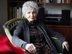 Canadian author Alice Munro is photographed in Victoria, B.C. December 10, 2013.