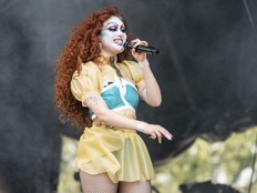Chappell Roan performs during the Bonnaroo Music & Arts Festival on Sunday, June 16, 2024, in Manchester, Tenn.