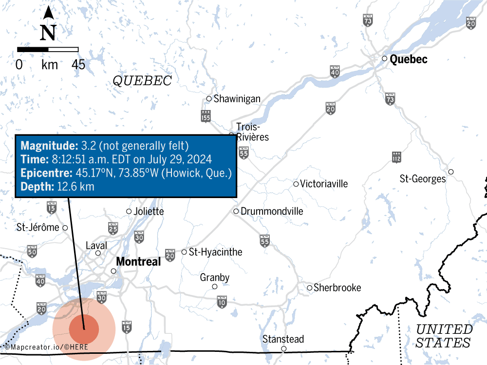 Earthquake hits near Montreal | Montreal Gazette