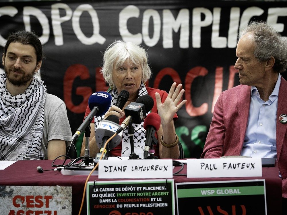 pro-palestinian group decries cdpq's 'silence' in divestment talks