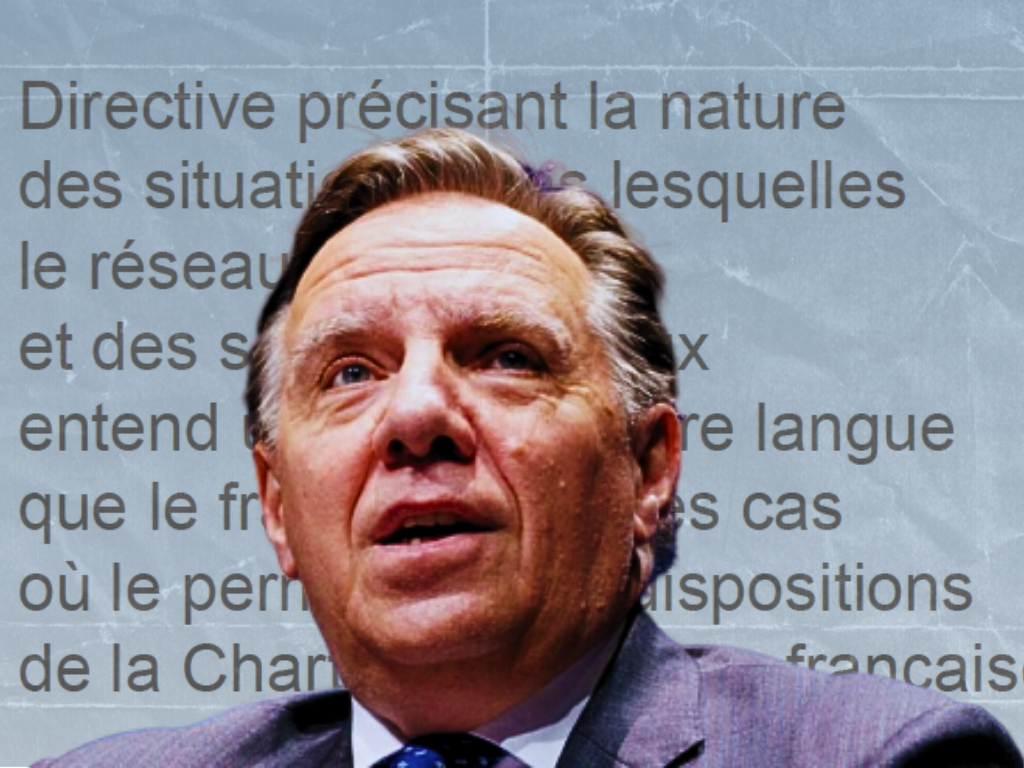 In May 2022, Premier François Legault stated: “I want to be very clear: There is no change at all in the actual situation of services given to anglophones and immigrants in English in our health-care system.