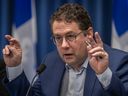 Education Minister Bernard Drainville has said there are 20,000 new students in Quebec this year, 80 per cent of them newcomers to the province. Experts have questioned the government's claim that the number of temporary immigrants is responsible for Quebec's teacher shortage.