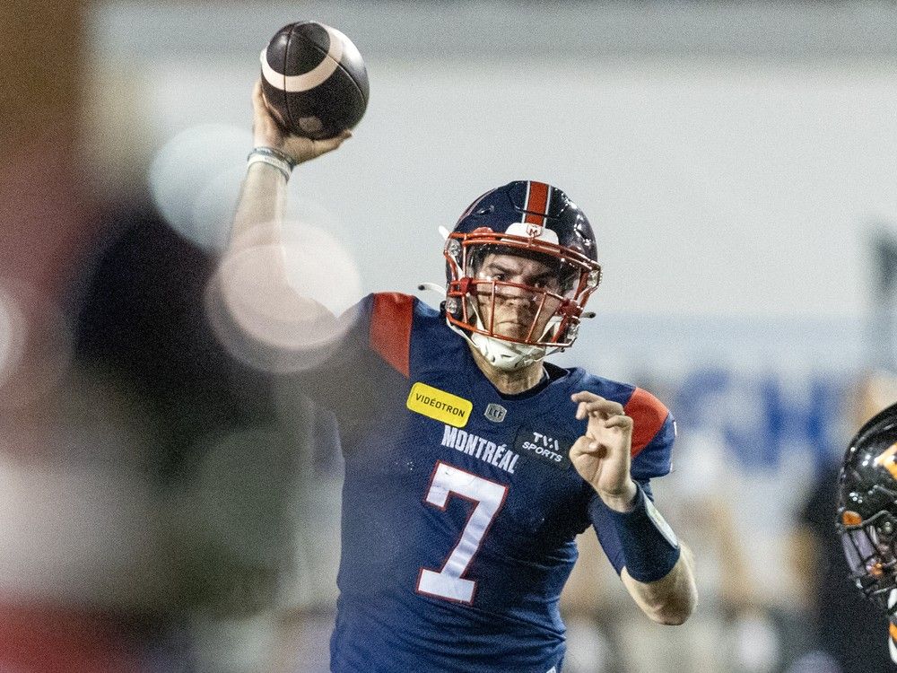 Despite missing considerable playing time this season, Cody Fajardo has completed a league-leading 73.5 per cent of his passes, while throwing for 2,642 yards, 13 touchdowns and six interceptions.