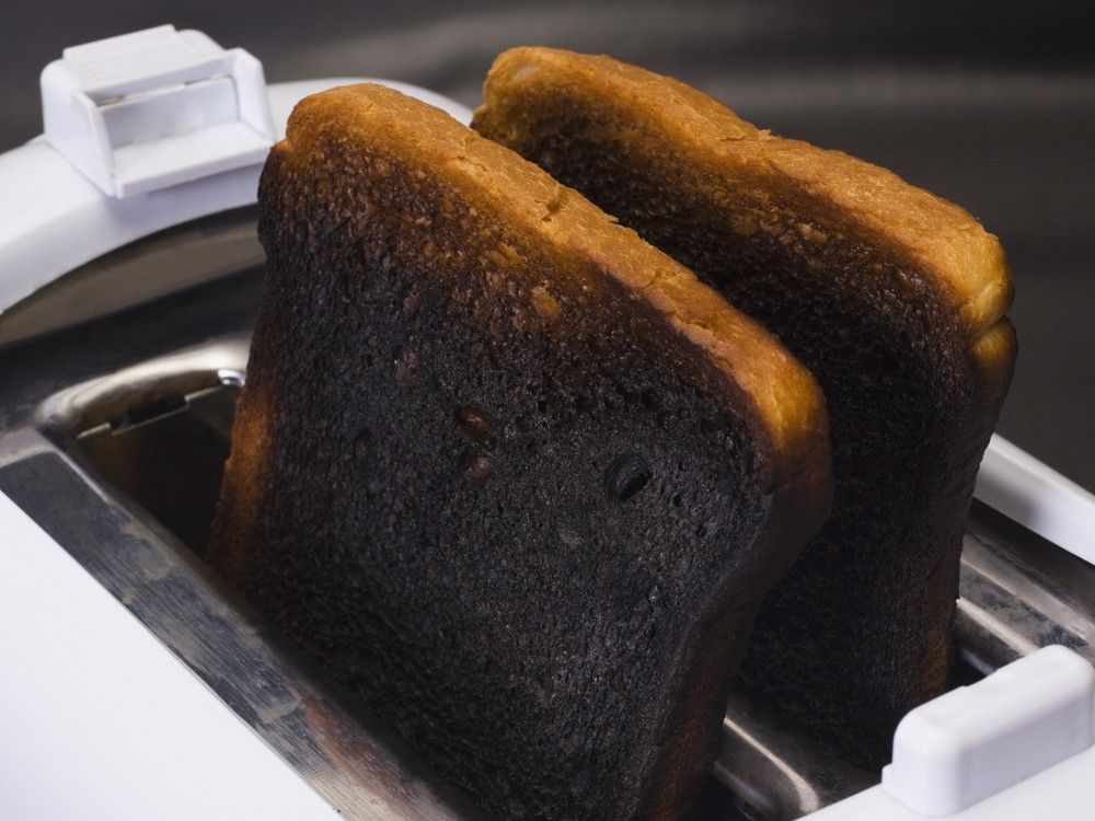 Burnt toaster hotsell