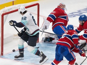 Hidden Game: Kraken unleash 8-2 drubbing on Canadiens Hidden Game: Kraken unleash 8-2 drubbing on Canadiens