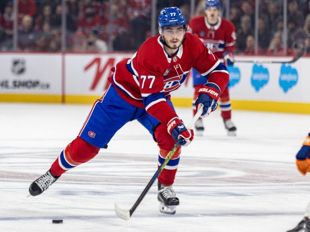 Struggling Canadien Kirby Dach admits knee injury weighs on his mind